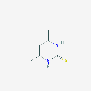 molecular formula C6H12N2S B15135012 2-Thiono-4,6-dimethyltetrahydropyrimidin 