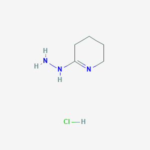 2,3,4,5-Tetrahydropyridin-6-ylhydrazine;hydrochloride