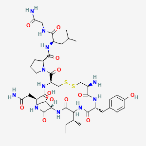 molecular formula C42H65N11O12S2 B1513502 Oxytocin, 4-L-threonine- CAS No. 26995-91-5