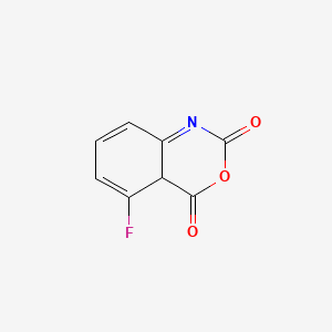 molecular formula C8H4FNO3 B15135036 5-fluoro-4aH-3,1-benzoxazine-2,4-dione 