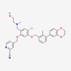 molecular formula C33H32ClN3O5 B15135056 PD-1/PD-L1-IN-41 