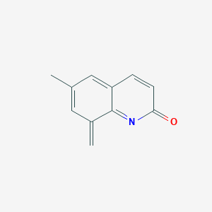 molecular formula C11H9NO B15135122 6-Methyl-8-methylidenequinolin-2-one 