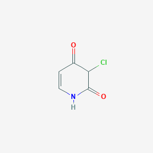 molecular formula C5H4ClNO2 B15135127 3-chloro-1H-pyridine-2,4-dione 