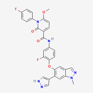 molecular formula C30H22F2N6O4 B15135138 Trk-IN-26 