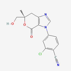 molecular formula C15H12ClN3O3 B15135141 Vicadrostat CAS No. 1868065-21-7