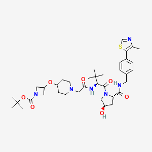 molecular formula C37H54N6O7S B15135244 E3 Ligase Ligand-linker Conjugate 75 