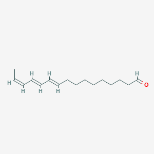 molecular formula C16H26O B15135247 10E,12E,14Z-Hexadecatrienal 