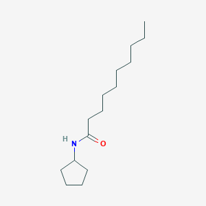 molecular formula C15H29NO B15135295 N-cyclopentyldecanamide 