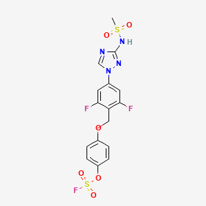 molecular formula C16H13F3N4O6S2 B15135301 Antitubercular agent-44 