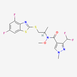 molecular formula C17H16F4N4O2S2 B15135345 Sdh-IN-9 