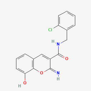 molecular formula C17H13ClN2O3 B15135400 Cbr1-IN-5 