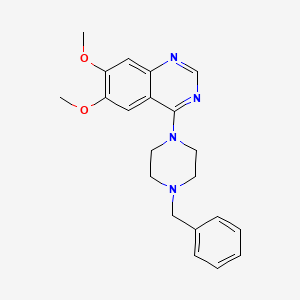 molecular formula C21H24N4O2 B15135404 4-(4-Benzylpiperazin-1-yl)-6,7-dimethoxyquinazoline 