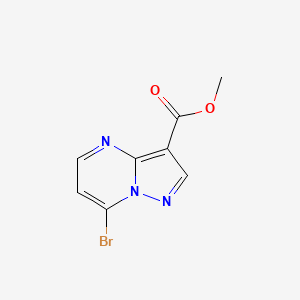 molecular formula C8H6BrN3O2 B15135429 Methyl 7-bromopyrazolo[1,5-A]pyrimidine-3-carboxylate 