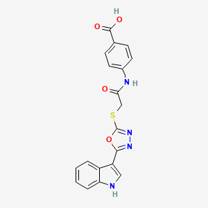 molecular formula C19H14N4O4S B15135465 Antimicrobial agent-29 