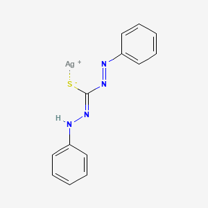 molecular formula C13H11AgN4S B1513548 二硫腙银配合物 CAS No. 36539-86-3