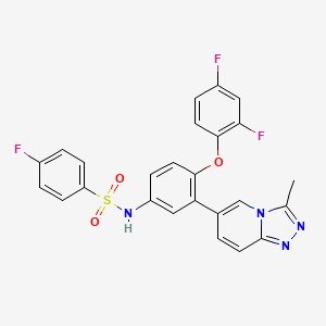 molecular formula C25H17F3N4O3S B15135490 Hiv-IN-10 