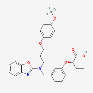 molecular formula C28H30N2O6 B15135581 Pemafibrate-d4 