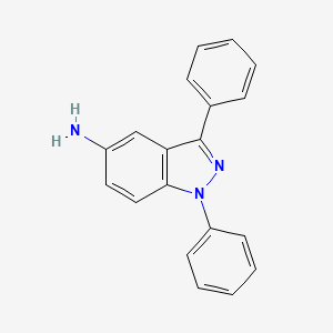 molecular formula C19H15N3 B1513559 1,3-Diphenyl-1H-indazol-5-amine 