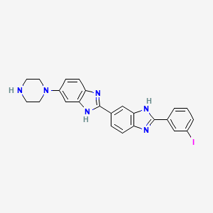 molecular formula C24H21IN6 B15135648 DNA intercalator 2 