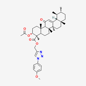 molecular formula C42H57N3O6 B15135654 SARS-CoV-2-IN-83 