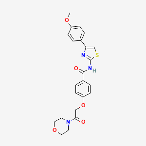 molecular formula C23H23N3O5S B15135661 SBI-477 analog 