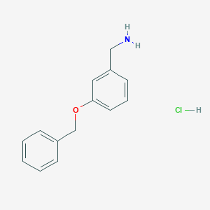 molecular formula C14H16ClNO B151357 (3-(苄氧基)苯基)甲胺盐酸盐 CAS No. 104566-41-8