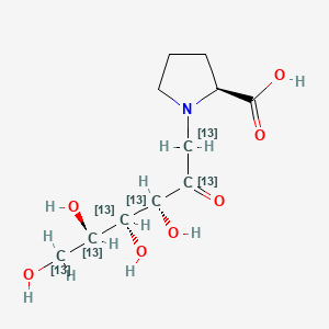 1-Deoxy-1-L-proline-D-fructose-13C6