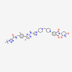 molecular formula C46H52FN13O5 B15135719 PROTAC BTK Degrader-9 