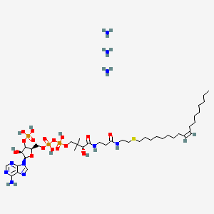 molecular formula C39H79N10O16P3S B15135752 (9Z-Octadecenyl)-CoA (triammonium) 