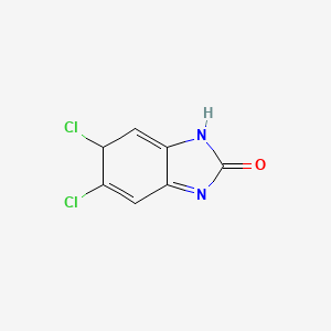 molecular formula C7H4Cl2N2O B15135779 5,6-Dichloro-1,6-dihydrobenzimidazol-2-one 