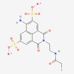 molecular formula C16H12IK2N3O9S2 B15135932 Lucifer yellow iodoacetamide (dipotassium) 