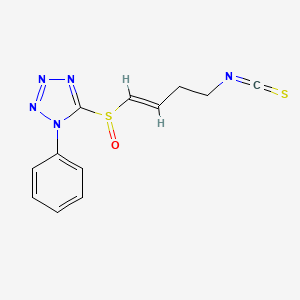 5-[(E)-4-isothiocyanatobut-1-enyl]sulfinyl-1-phenyltetrazole