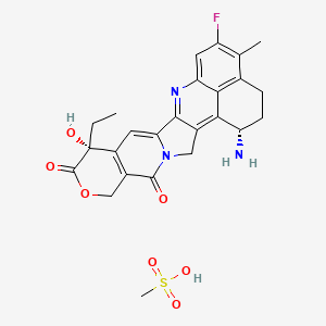 molecular formula C25H26FN3O7S B15136047 (1S,9R)-Exatecan (mesylate) 