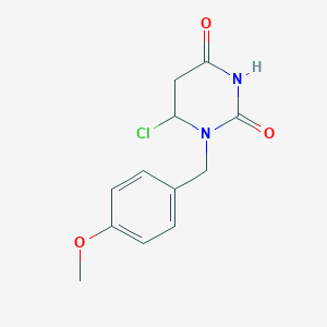 molecular formula C12H13ClN2O3 B1513613 6-Chloro-1-(4-methoxybenzyl)pyrimidine-2,4(1h,3h)-dione 