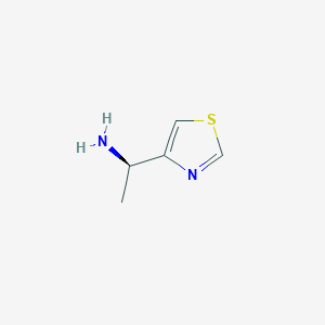 molecular formula C5H8N2S B1513617 (R)-1-Thiazol-4-yl-ethylamine 