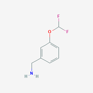 B151362 3-(Difluoromethoxy)benzylamine CAS No. 244022-71-7