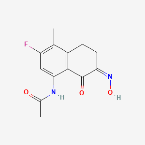 molecular formula C13H13FN2O3 B15136219 Exatecan intermediate 11 