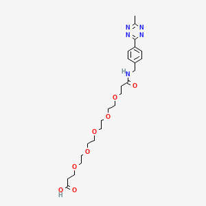 molecular formula C24H35N5O8 B15136249 Me-Tet-PEG5-COOH 