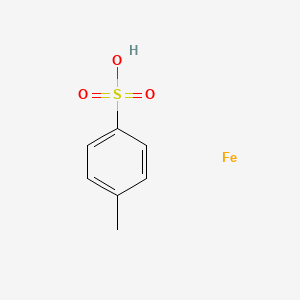 molecular formula C7H8FeO3S B15136264 Iron;4-methylbenzenesulfonic acid 