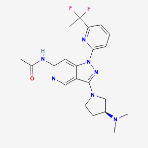 molecular formula C21H25F2N7O B15136287 Tyk2-IN-15 