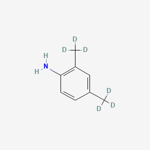 molecular formula C8H11N B15136332 2,4-Xylidine-D6 