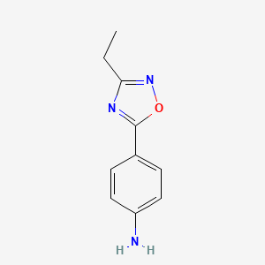 4-(3-Ethyl-1,2,4-oxadiazol-5-YL)aniline