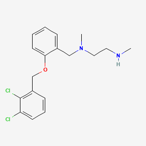 N'-[[2-[(2,3-dichlorophenyl)methoxy]phenyl]methyl]-N,N'-dimethylethane-1,2-diamine