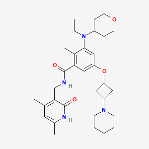 molecular formula C32H46N4O4 B15136421 Igermetostat CAS No. 2409538-60-7