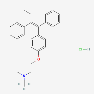 molecular formula C26H30ClNO B15136500 Tamoxifen-d3 (hydrochloride) 