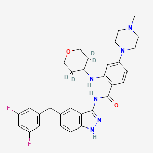 molecular formula C31H34F2N6O2 B15136519 Entrectinib-d4 