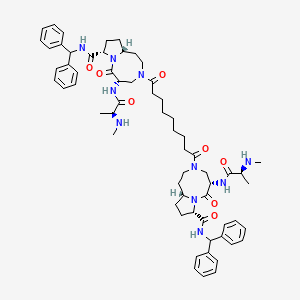 molecular formula C63H82N10O8 B15136524 Apoptosis inducer 16 