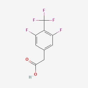 molecular formula C9H5F5O2 B1513656 3,5-Difluoro-4-(trifluoromethyl)phenylacetic acid 