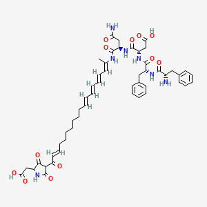 molecular formula C51H63N7O12 B15136569 Epifadin 