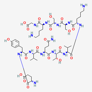 H-Glu-Tyr-Val-Gln-Thr-Val-Lys-Ser-Ser-Lys-Gly-OH